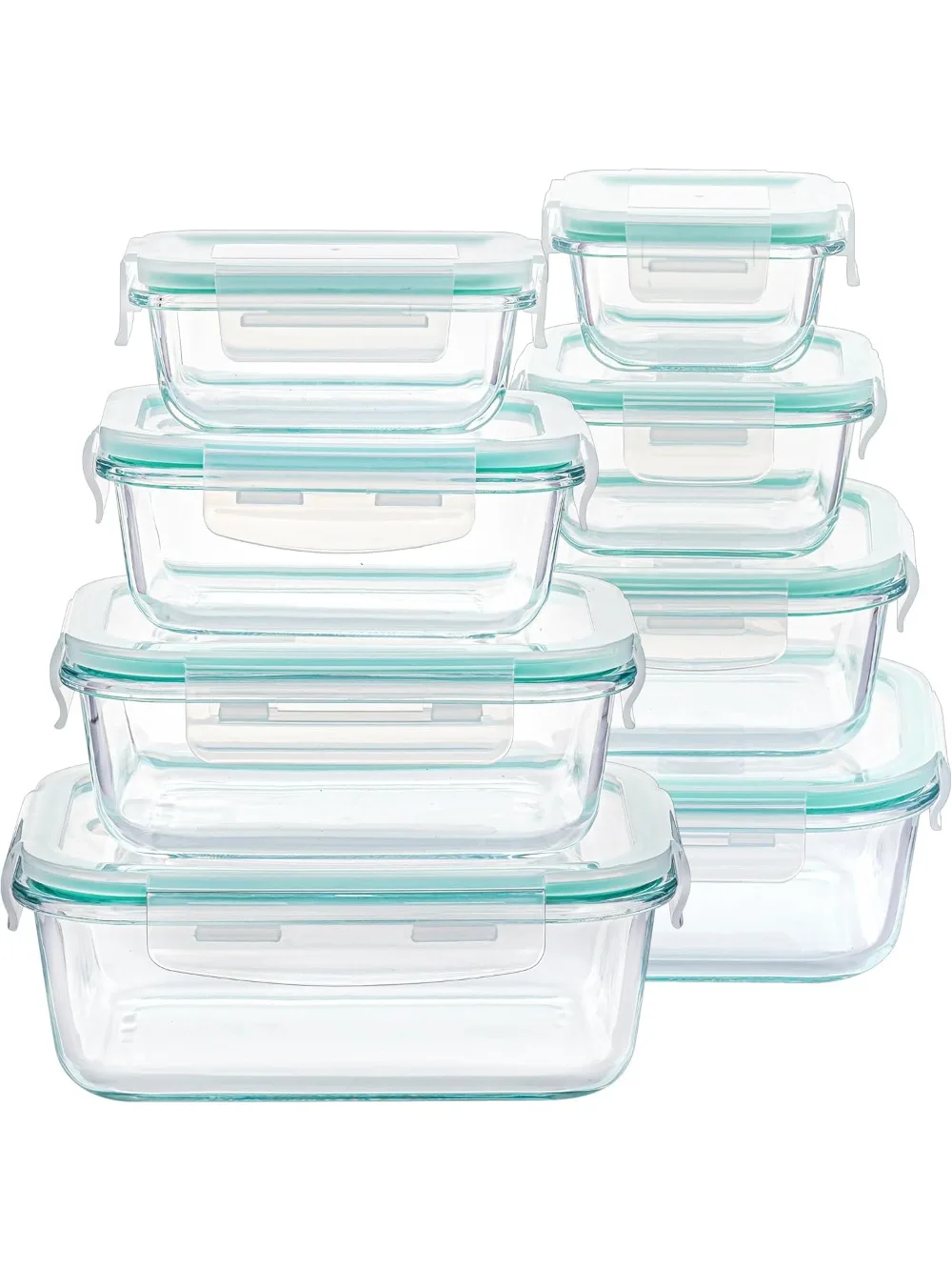 Стеклянные контейнеры для хранения продуктов из 8 штук — герметичные, безопасные для духовки и микроволновой печи, без BPA
Стеклянные контейнеры для хранения продуктов из 8 штук — герметичные, безопасные для духовки и микроволновой печи, без BPA