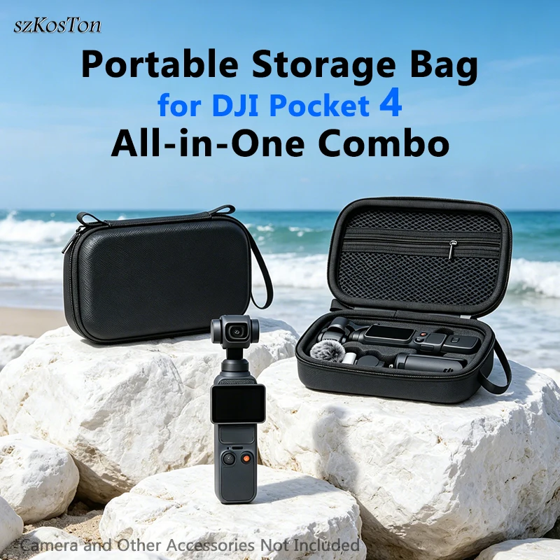 for Pocket 4 Portable Hard Shell All-in-One Combo Protective Shockproof Storage Bag for DJI Osmo Pocket 4 Accessories
for Pocket 4 Portable Hard Shell All-in-One Combo Protective Shockproof Storage Bag for DJI Osmo Pocket 4 Accessories