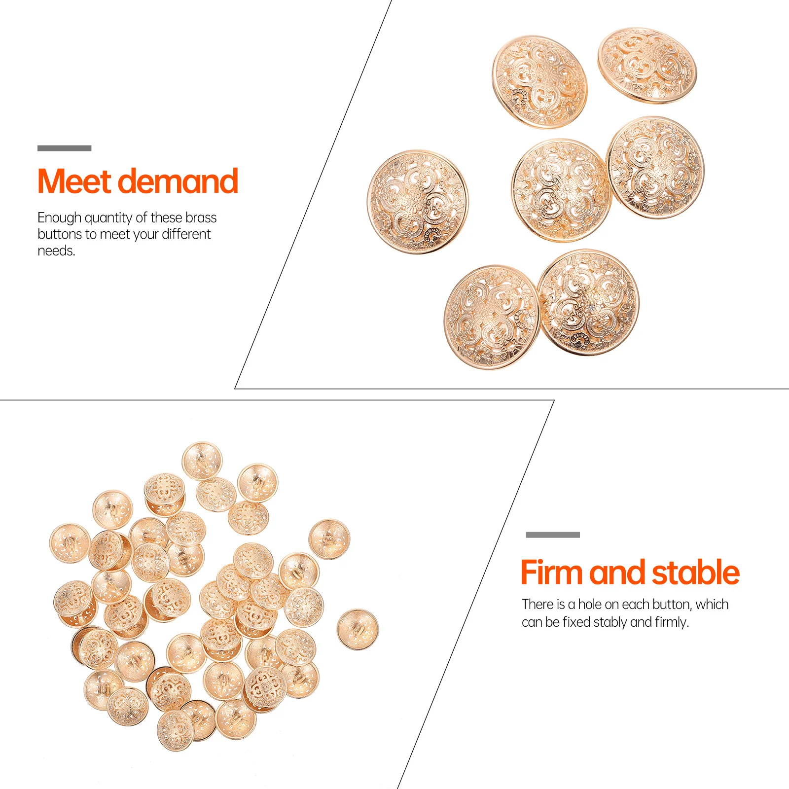 50 Pcs Clothes Alloy Button Blazer Buttons Clothing Coat Decorations Diy for Metal
50 Pcs Clothes Alloy Button Blazer Buttons Clothing Coat Decorations Diy for Metal