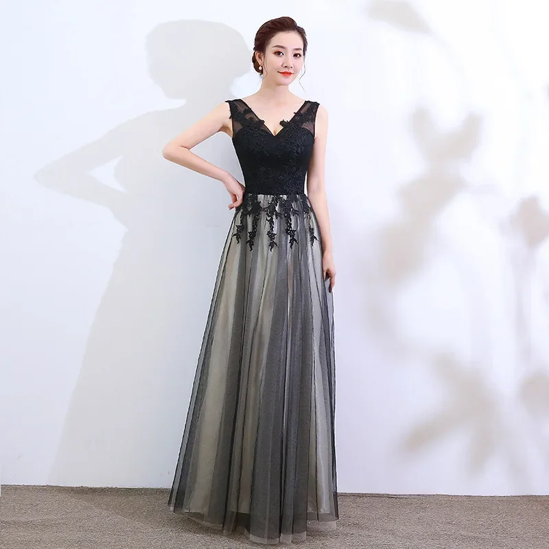 Elegant Dress Long V-Neck Sleeveless Lace Up Party Prom A-Line Long Evening Dresses Open Back Party Prom Gowns
Elegant Dress Long V-Neck Sleeveless Lace Up Party Prom A-Line Long Evening Dresses Open Back Party Prom Gowns