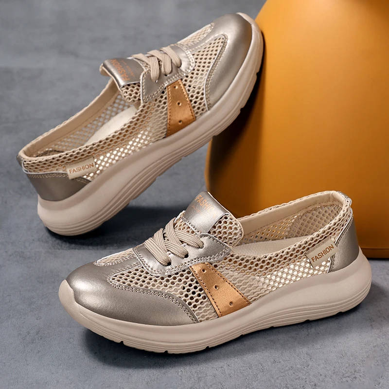 New Summer Refreshing Mesh Casual Shoes Simple and Balanced Cushioning and Elastic Lightweight Running Shoes Womens Sizes 35-42
New Summer Refreshing Mesh Casual Shoes Simple and Balanced Cushioning and Elastic Lightweight Running Shoes Womens Sizes 35-42