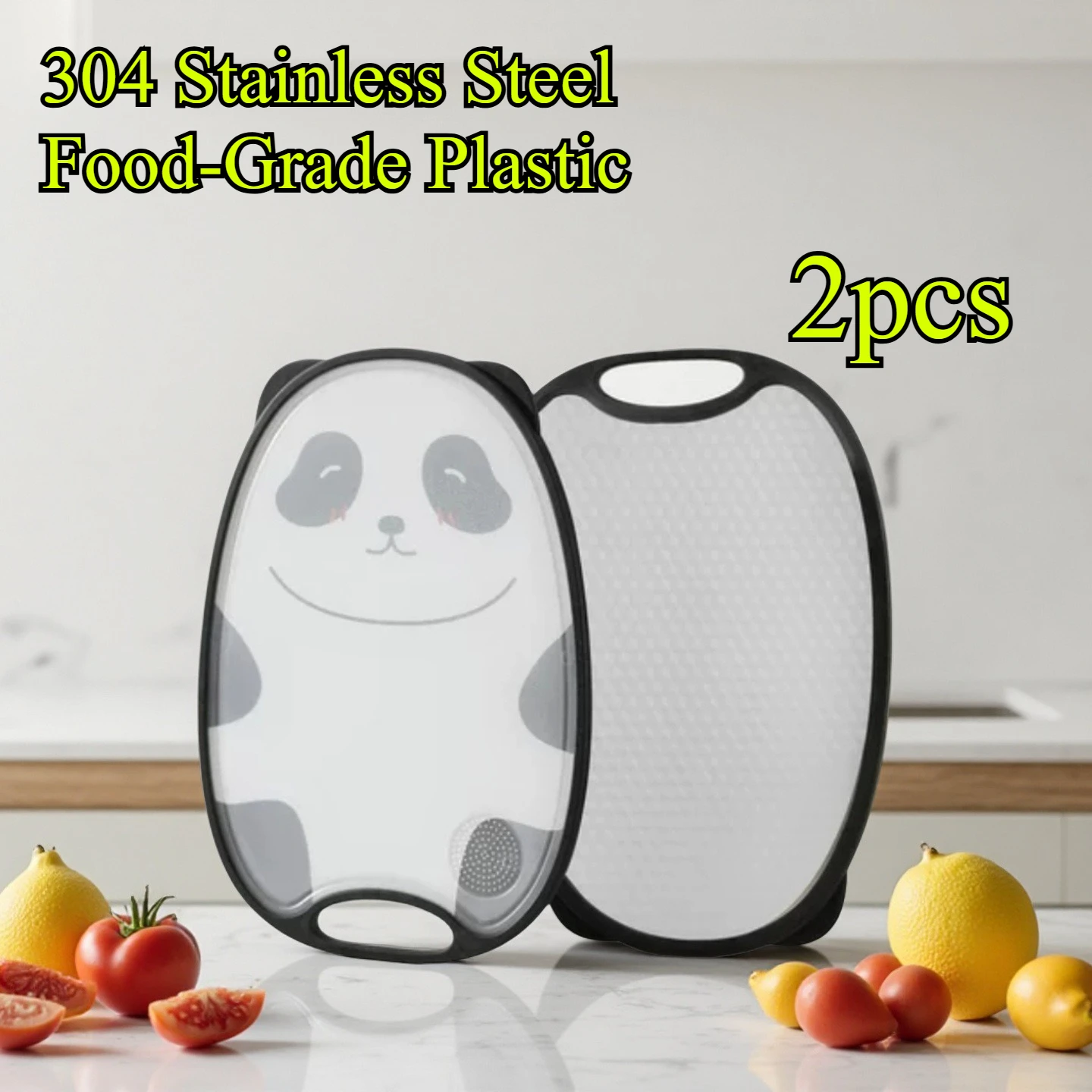 Defrosting Trays 2-in-1 Stainless Steel Plastic Cutting Board Panda Design Antibacterial Thawing Non-Mold Home Kitchen Stock
Defrosting Trays 2-in-1 Stainless Steel Plastic Cutting Board Panda Design Antibacterial Thawing Non-Mold Home Kitchen Stock