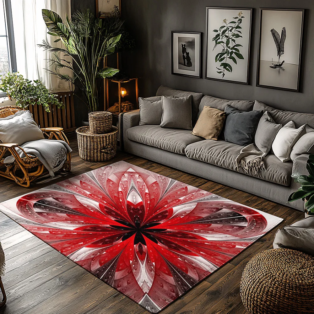 Tuniu красный абстрактный цветочный коврик Нескользящий домашний ковер для гостиной Коврик
Tuniu красный абстрактный цветочный коврик Нескользящий домашний ковер для гостиной Коврик