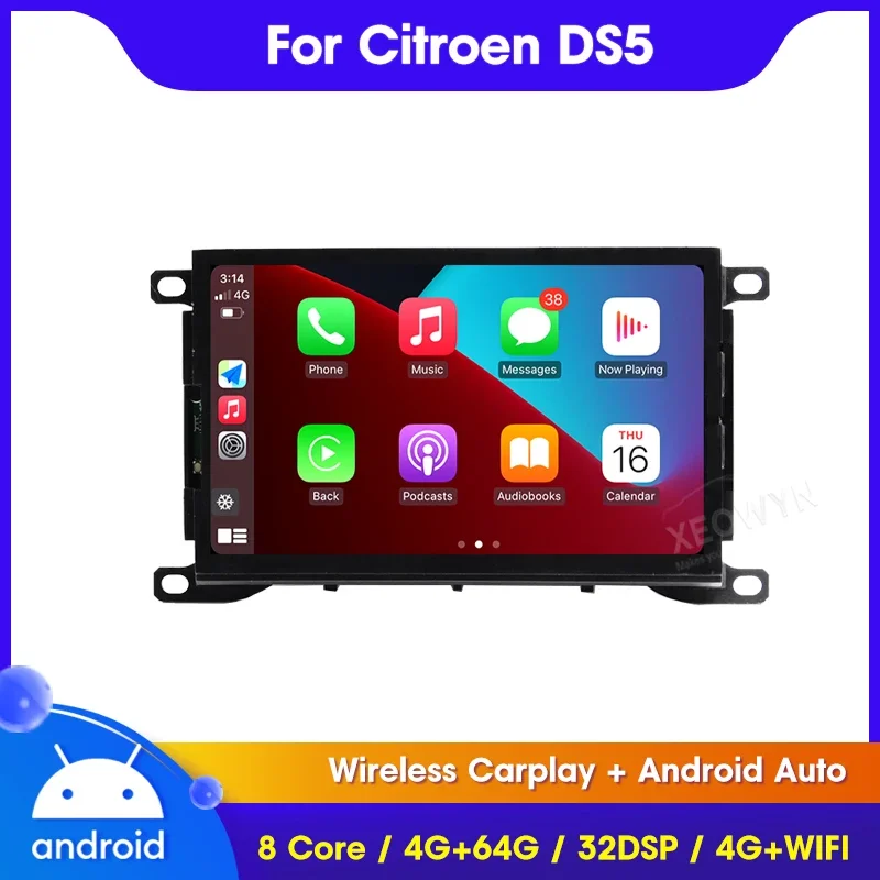 128g Octa Core Android 12 multimedia Car Stereo For Citroen DS5 Auto Radio GPS Navigation Audio Video apple carplay peugoet 508
128g Octa Core Android 12 multimedia Car Stereo For Citroen DS5 Auto Radio GPS Navigation Audio Video apple carplay peugoet 508
