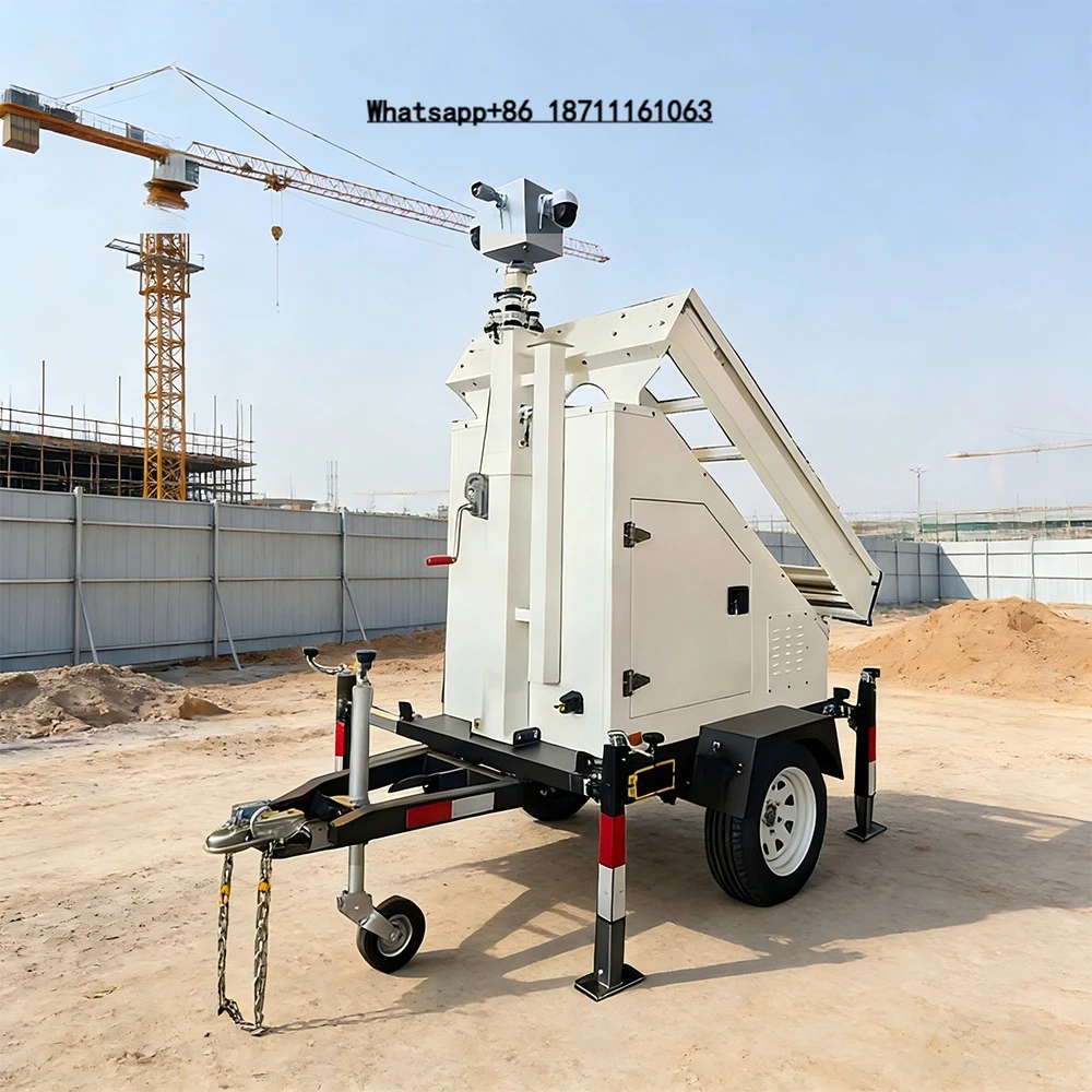 Construction Site Monitoring Solar Security Trailer Frame Portable Solar Panels Surveillance Trailer Frame
Construction Site Monitoring Solar Security Trailer Frame Portable Solar Panels Surveillance Trailer Frame