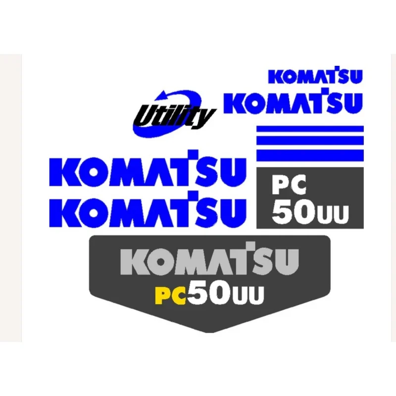For Komatsu Excavator Sticker PC50UU PC200-8 PC120-6 Whole Set Machine Sticker PC200-6 PC200-7 Decoration Logo Sticker
For Komatsu Excavator Sticker PC50UU PC200-8 PC120-6 Whole Set Machine Sticker PC200-6 PC200-7 Decoration Logo Sticker