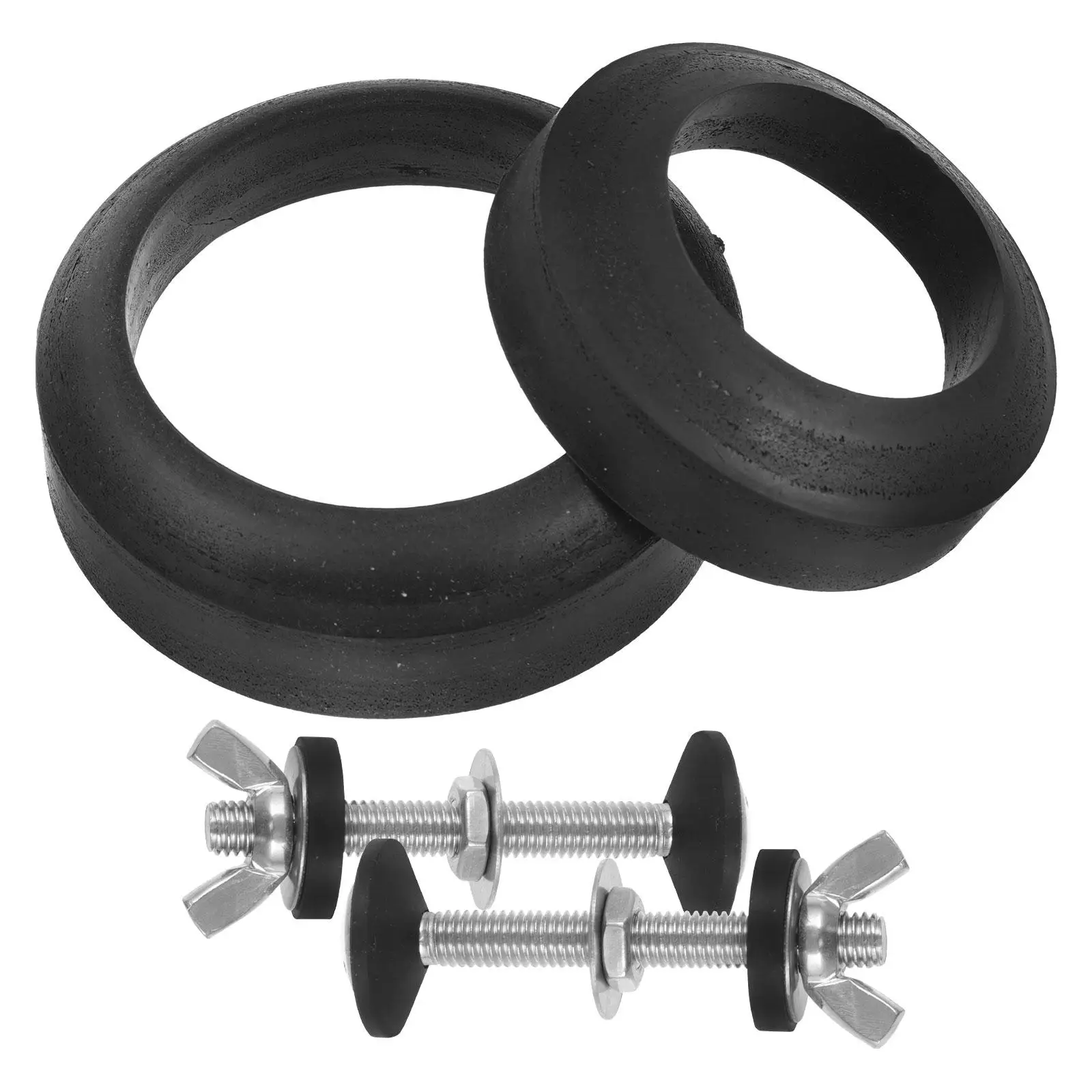 Toilet Tank Bolts Rubber Gaskets Water Seat Replacement Parts Leak Proof Stainless Steel Fixing Screws Compatible Various Brands
Toilet Tank Bolts Rubber Gaskets Water Seat Replacement Parts Leak Proof Stainless Steel Fixing Screws Compatible Various Brands