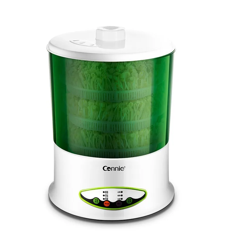 Full-automatic Watering of Bean Sprout Machine for Household Three-layer Turbocharged Bean Sprout Timed Temperature Control
Full-automatic Watering of Bean Sprout Machine for Household Three-layer Turbocharged Bean Sprout Timed Temperature Control