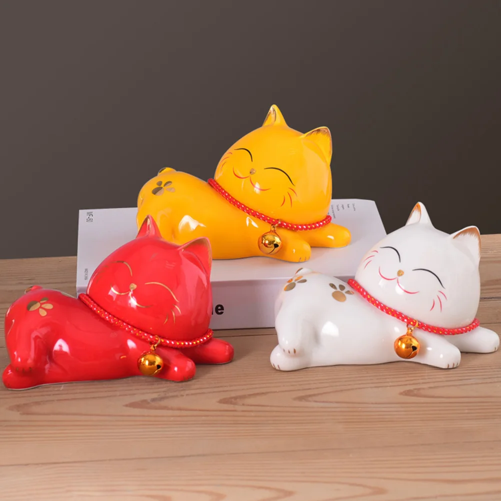 Animal Ceramic Cat Ornaments Decorations Kitten Ceramics Mini Figurine Sculpture
Animal Ceramic Cat Ornaments Decorations Kitten Ceramics Mini Figurine Sculpture