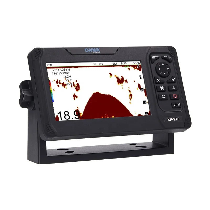 KP-27F 7 Inch Marine GPS Chart Plotter with Navigator Fish Finder Echo Sounder
KP-27F 7 Inch Marine GPS Chart Plotter with Navigator Fish Finder Echo Sounder