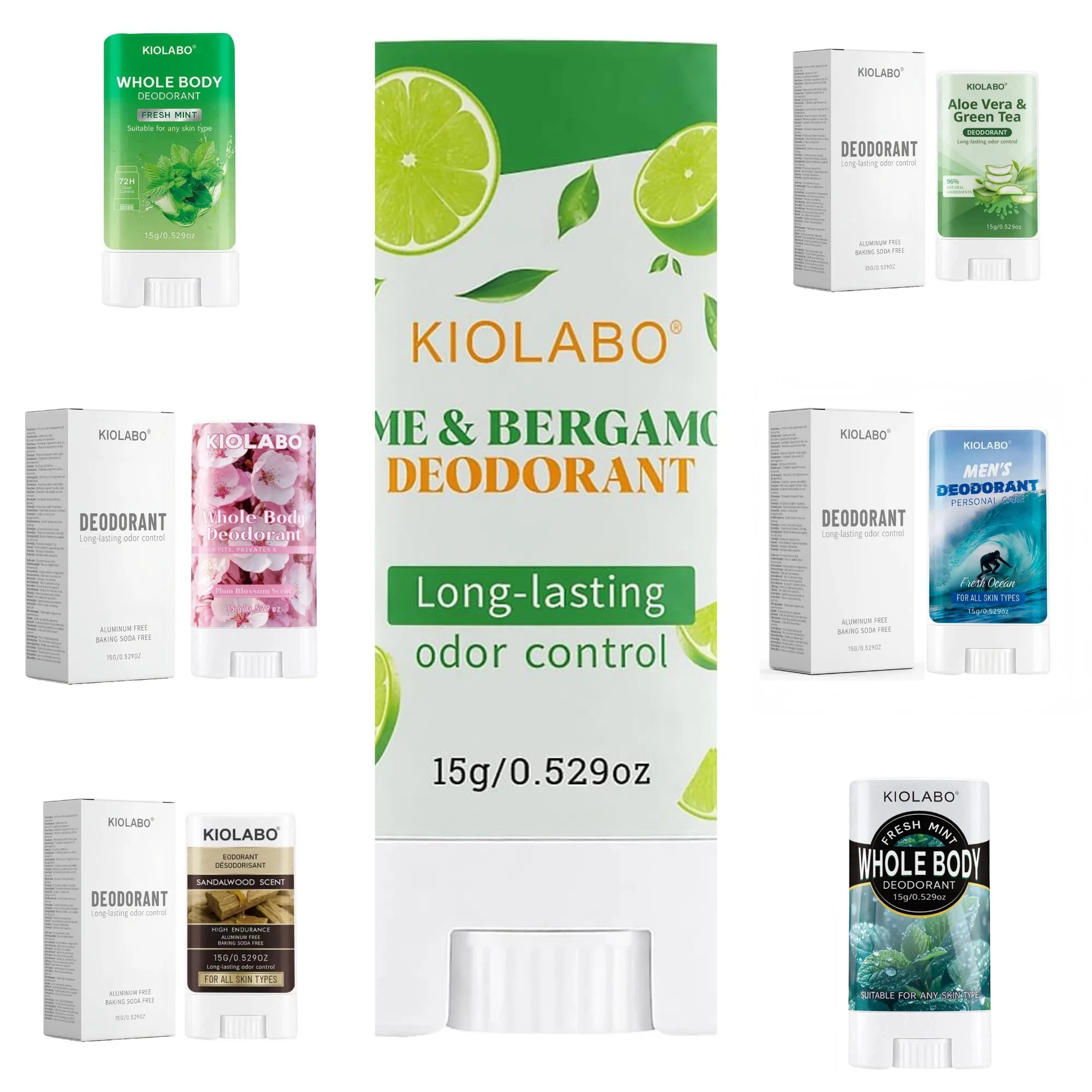 15G Mint & Bergamot Deodorant Stick for Men & Women – Long Lasting Odor Control, Fresh Citrus Fragrance Underarm Deodorant Care
15G Mint & Bergamot Deodorant Stick for Men & Women – Long Lasting Odor Control, Fresh Citrus Fragrance Underarm Deodorant Care
