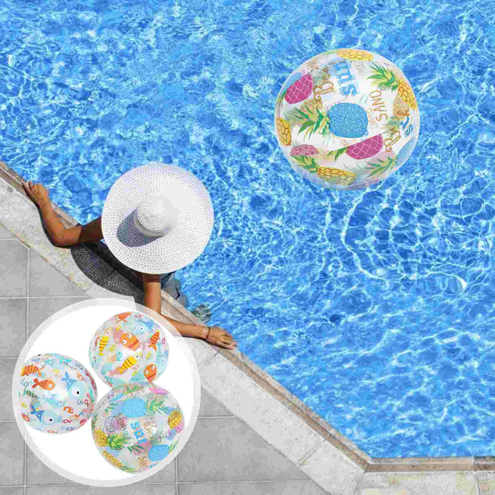 3 Pcs Sea Creature Clear Beach Ball Inflatable for Kids Outdoor Colorful Design Toddler
3 Pcs Sea Creature Clear Beach Ball Inflatable for Kids Outdoor Colorful Design Toddler