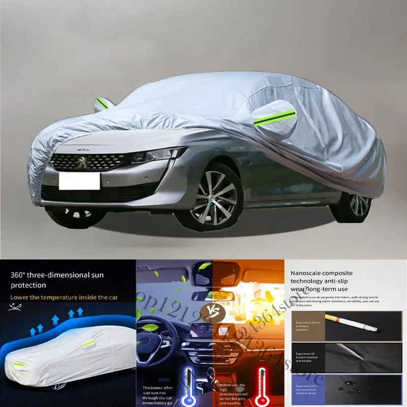 Автомобильный чехол для Peugeot 508, защита от снега, пыли, анти-УФ, пилинга, краски и дождя, 210t, защита автомобильного покрытия
Автомобильный чехол для Peugeot 508, защита от снега, пыли, анти-УФ, пилинга, краски и дождя, 210t, защита автомобильного покрытия