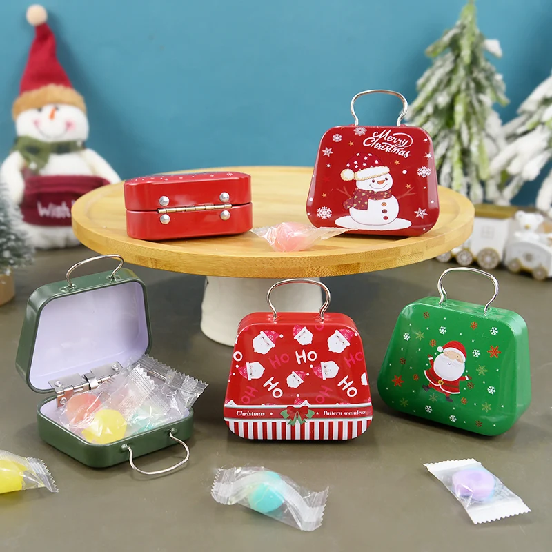 Christmas Gift Tinplate Handbag Cartoon Santa Claus Snowflake Metal Mini Candy Box Xmas Party Decor Supplies 2025 New Year Gifts
Christmas Gift Tinplate Handbag Cartoon Santa Claus Snowflake Metal Mini Candy Box Xmas Party Decor Supplies 2025 New Year Gifts