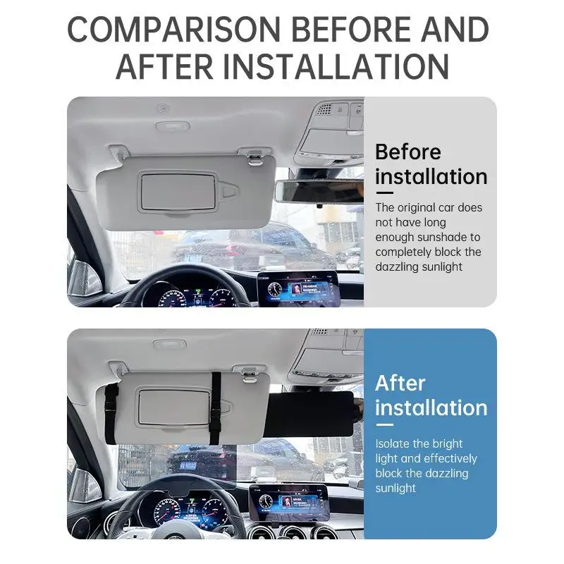 Car Sun Visor Extender Anti-glare Sun Blocker Car Window Sunshade And UV Rays Blocker Universal For Cars Accessories
Car Sun Visor Extender Anti-glare Sun Blocker Car Window Sunshade And UV Rays Blocker Universal For Cars Accessories