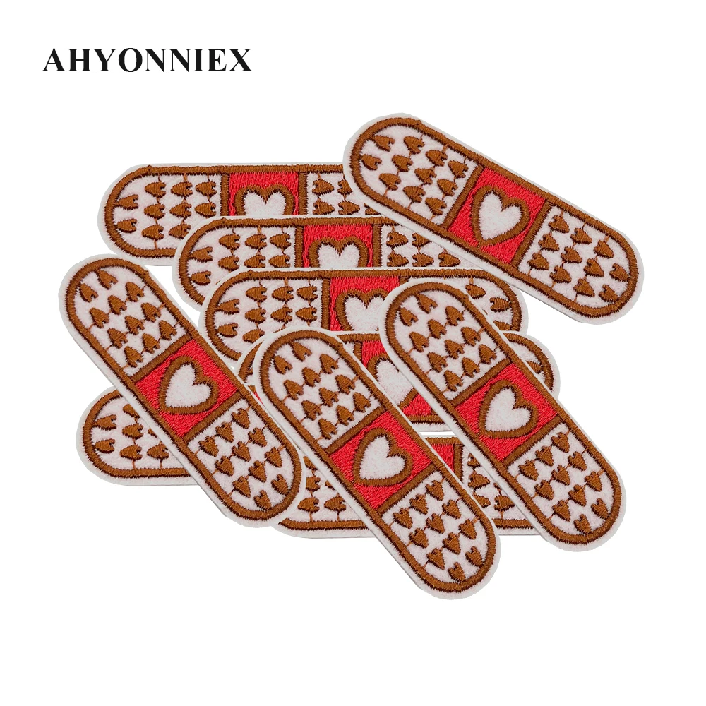 10pcs/Lot Heart Bandage Embroidery Repair Parches Bag Jacket Jeans Cartoon Iron On Patches for Clothes Cheap Dry Glue Sticker
10pcs/Lot Heart Bandage Embroidery Repair Parches Bag Jacket Jeans Cartoon Iron On Patches for Clothes Cheap Dry Glue Sticker