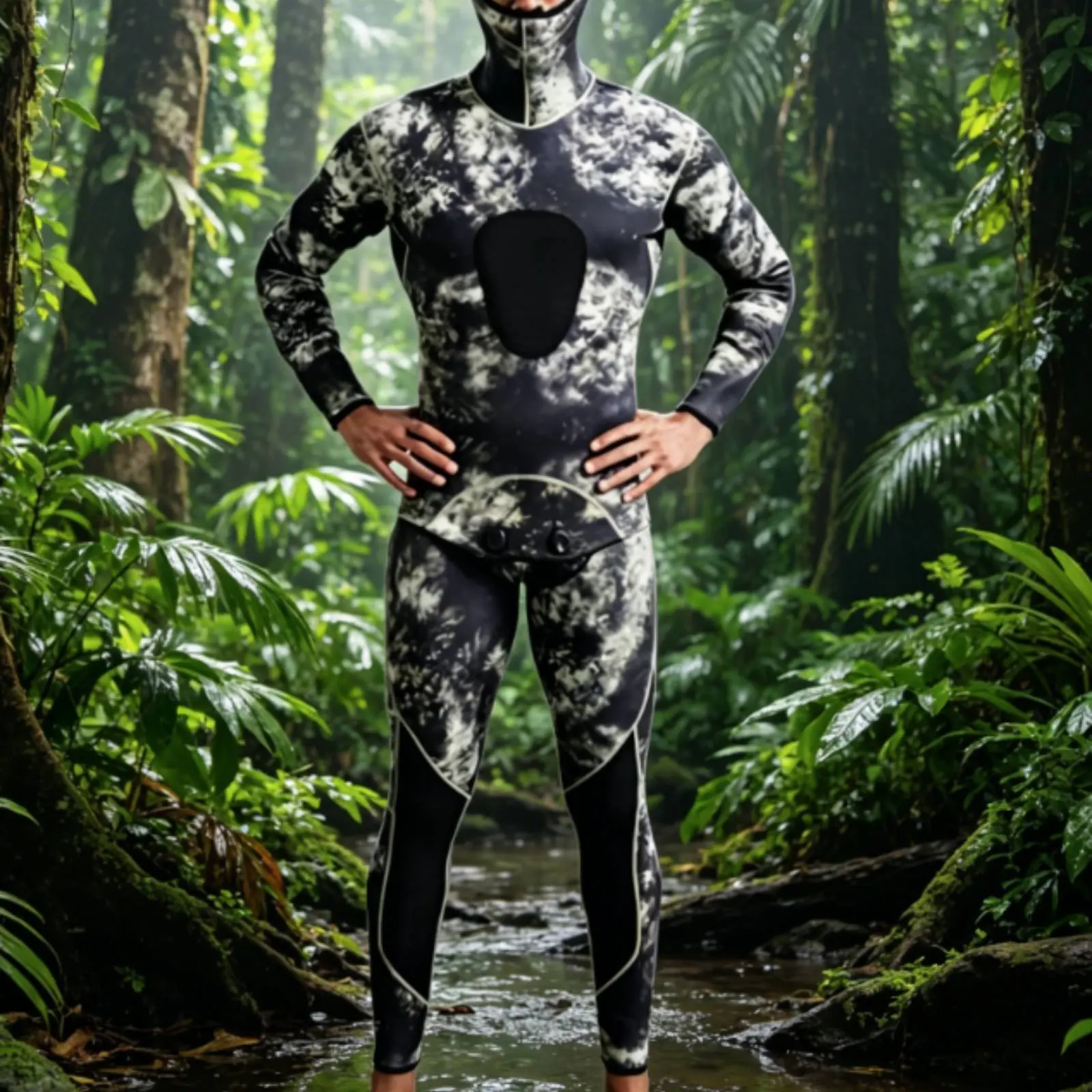 3mm Wetsuit Long Sleeve Patterned Wetsuit Split Diving Suit Thermal Insulation for Outdoor
3mm Wetsuit Long Sleeve Patterned Wetsuit Split Diving Suit Thermal Insulation for Outdoor