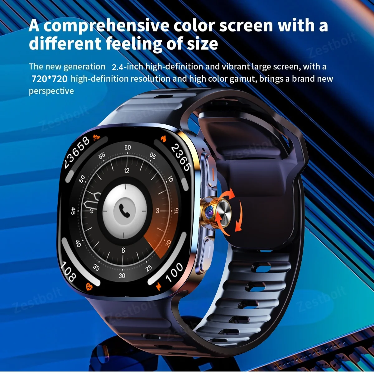 Global Version M99 Smartwatch 2.4 inch Amoled Screen insert Sim Card GPS WIFI 190° Rotating Camera Game Android 10.0 Smart Watch
Global Version M99 Smartwatch 2.4 inch Amoled Screen insert Sim Card GPS WIFI 190° Rotating Camera Game Android 10.0 Smart Watch