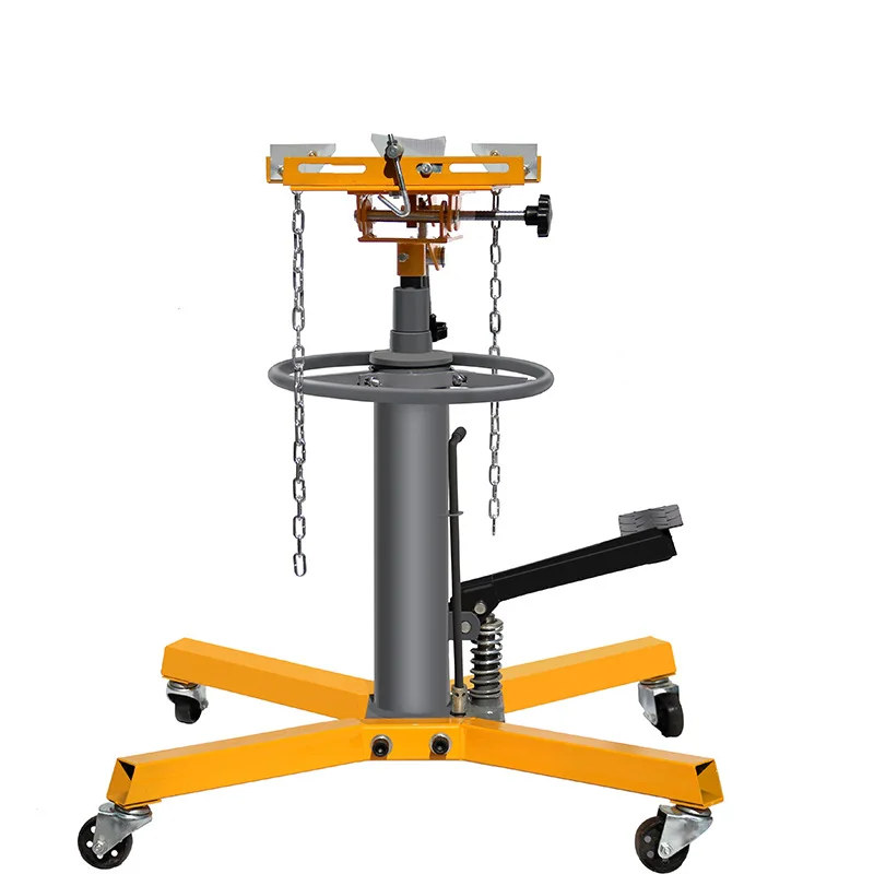 0.5T double-cylinder gearbox top hydraulic high-level transporter, auto repair shop gearbox bracket removal bearing professional
0.5T double-cylinder gearbox top hydraulic high-level transporter, auto repair shop gearbox bracket removal bearing professional