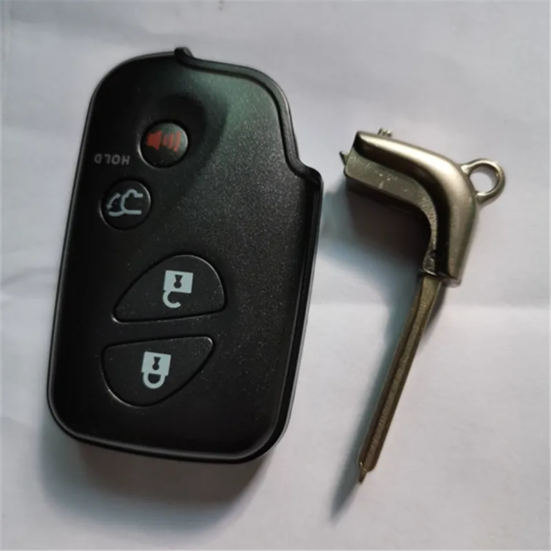 3+1 4 Button Smart Remote Key Shell Fob for 2010-2015 Lexus RX450H RX350 RX270 GX460 Replacement Car key
3+1 4 Button Smart Remote Key Shell Fob for 2010-2015 Lexus RX450H RX350 RX270 GX460 Replacement Car key