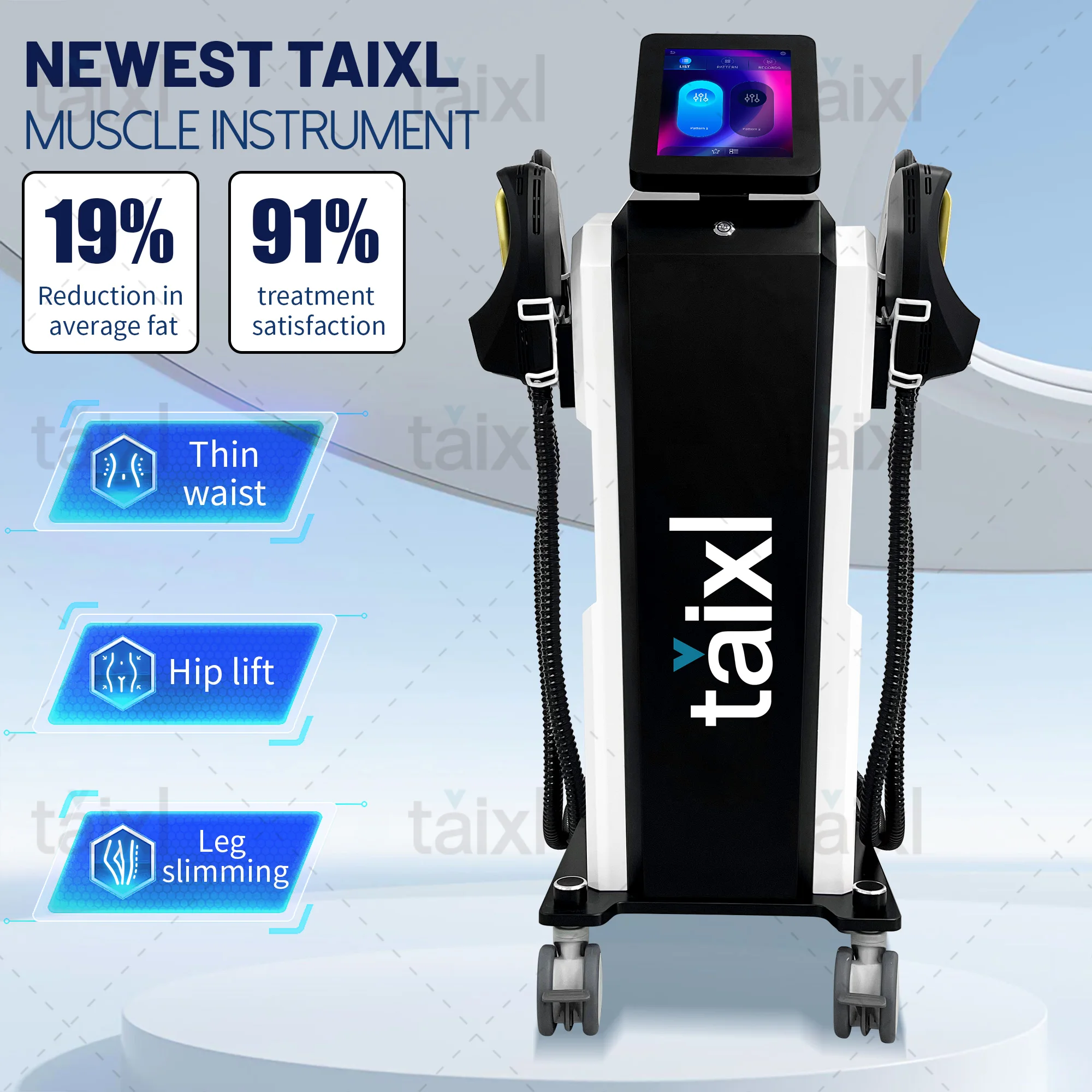 EMS Body Shaper Body Shaper TAIXL 6500W Массажер для стимуляции мышц Электромагнитный сжигатель жира Neo
EMS Body Shaper Body Shaper TAIXL 6500W Массажер для стимуляции мышц Электромагнитный сжигатель жира Neo