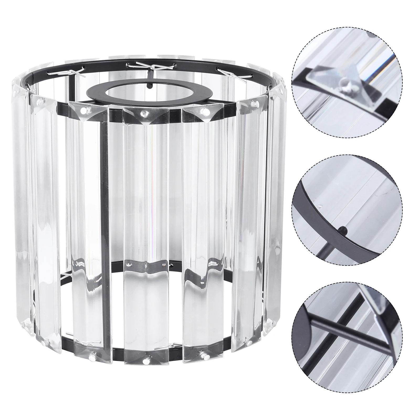 Crystal Lamp Iron Lamp Cover Lampshade 3CM Hole Black Spray European Style Light Cover Dustproof Durability
Crystal Lamp Iron Lamp Cover Lampshade 3CM Hole Black Spray European Style Light Cover Dustproof Durability