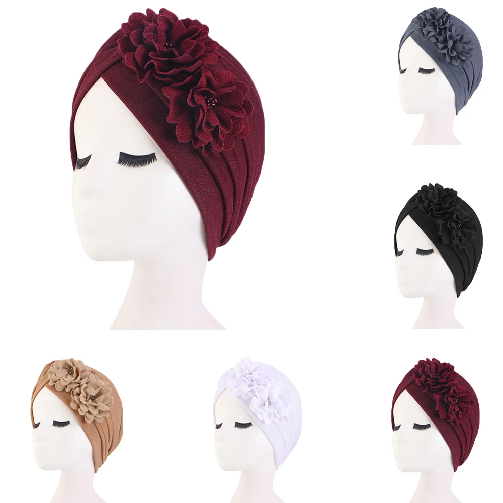 Fashion Flower African Headtie Turban Bonnet for Women Wrap Head Solid Muslim Hijab Headscarf Caps Wedding Party Turbante Mujer
Fashion Flower African Headtie Turban Bonnet for Women Wrap Head Solid Muslim Hijab Headscarf Caps Wedding Party Turbante Mujer