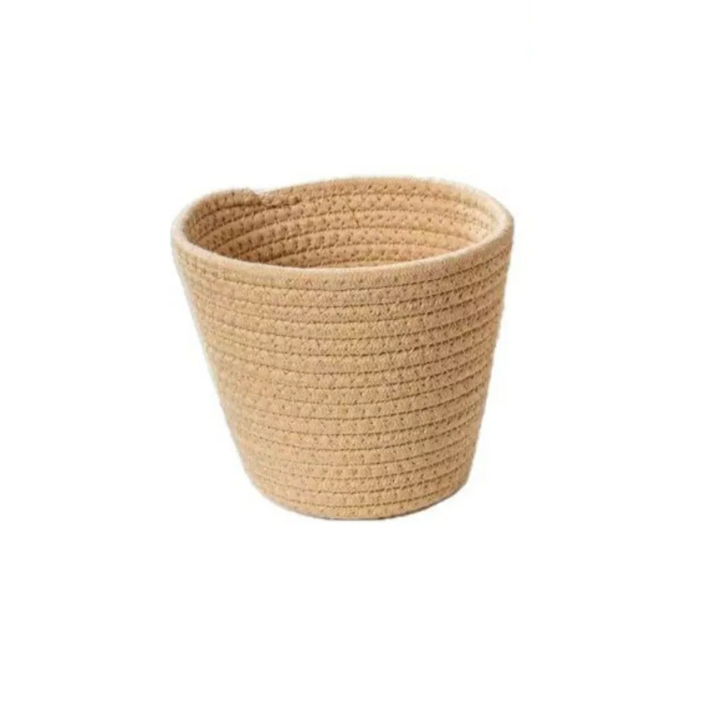Nordic Style Flower Pot Basket Modern Handmade Cotton Rope Woven Basket Decorative Woven Flowerpot Office Decoration
Nordic Style Flower Pot Basket Modern Handmade Cotton Rope Woven Basket Decorative Woven Flowerpot Office Decoration