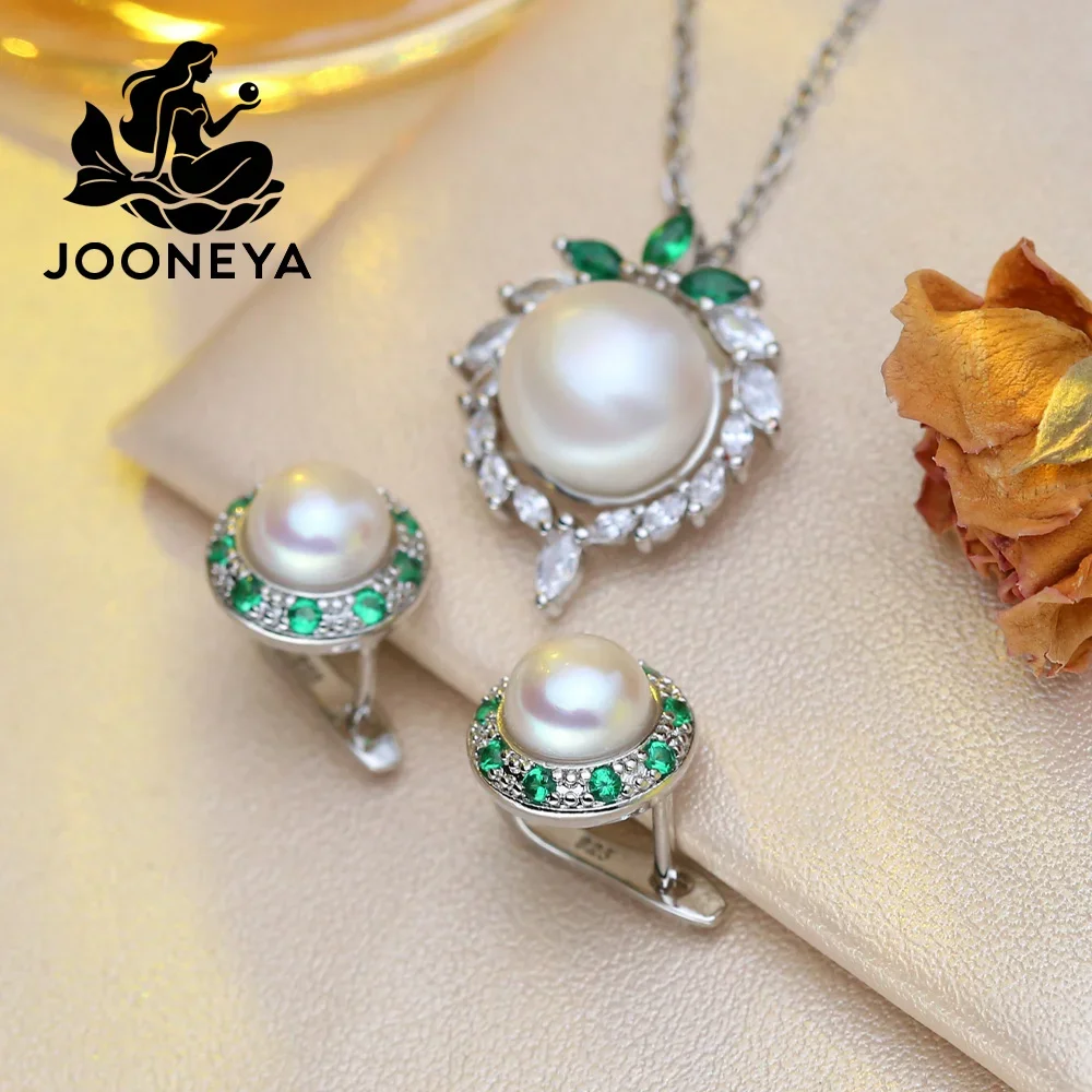 Fashion Natural Freshwater Pearl Necklace Pendant Earrings For Women Cultured Pearl Cubic Zirconia Necklace Earrings Jewelry Set
Fashion Natural Freshwater Pearl Necklace Pendant Earrings For Women Cultured Pearl Cubic Zirconia Necklace Earrings Jewelry Set