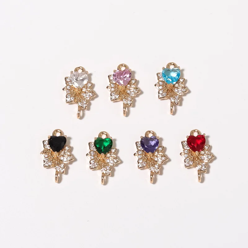 20pcs/ Set New Color Crystal Zircon Mini Leaf Connector DIY Necklace Earnail Fashion Jewelry Making Accessories
20pcs/ Set New Color Crystal Zircon Mini Leaf Connector DIY Necklace Earnail Fashion Jewelry Making Accessories