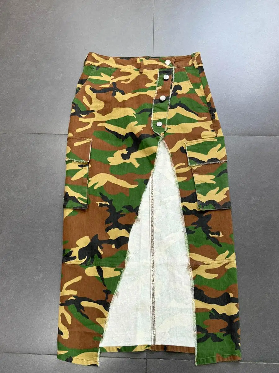 Street Style Camouflage Collection 5 Pieces Set Trendy People High Waist Cotton Pants Women's Casual Wear Fashionable Skirt
Street Style Camouflage Collection 5 Pieces Set Trendy People High Waist Cotton Pants Women's Casual Wear Fashionable Skirt