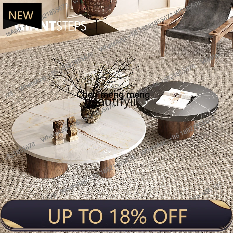 P178 Round Vintage Marble Coffee Table Set for Living Room Home Use, Mid-Century Modern Minimalist Style
P178 Round Vintage Marble Coffee Table Set for Living Room Home Use, Mid-Century Modern Minimalist Style