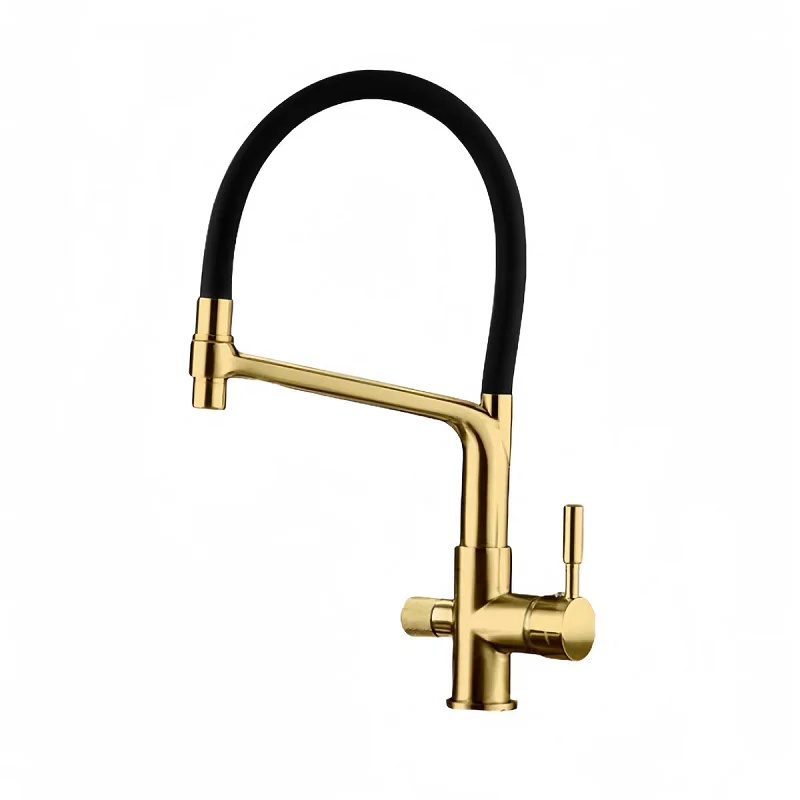 Luxury Gold Modern Brass Kitchen Sink Faucet Hot Cold Filtered Water Faucet Drinking Water Purification Tap Three Waterways
Luxury Gold Modern Brass Kitchen Sink Faucet Hot Cold Filtered Water Faucet Drinking Water Purification Tap Three Waterways