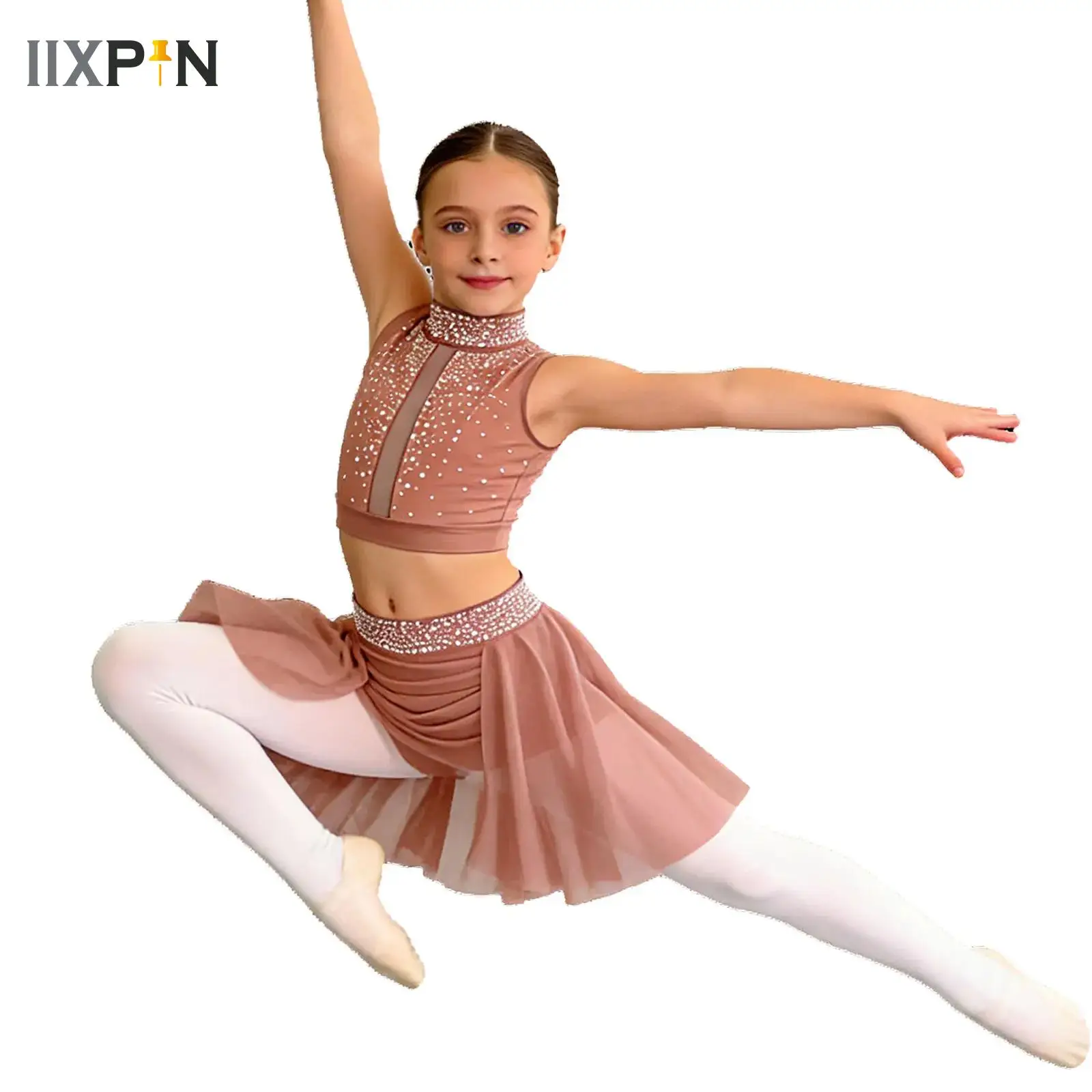 Kids Girls Ballet Dance Suit Modern Lyrical Dance Performance Competition Outfit Figure Skating Acrobatics Gymnastics Tops+Skirt
Kids Girls Ballet Dance Suit Modern Lyrical Dance Performance Competition Outfit Figure Skating Acrobatics Gymnastics Tops+Skirt