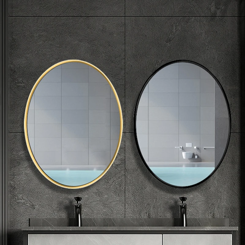 Nordic Oval Mirror Makeup Bedroom Unbreakable Cleaning Bathroom Mirror Clear Aesthetic Espejo Inteligente Bathroom Accessories
Nordic Oval Mirror Makeup Bedroom Unbreakable Cleaning Bathroom Mirror Clear Aesthetic Espejo Inteligente Bathroom Accessories