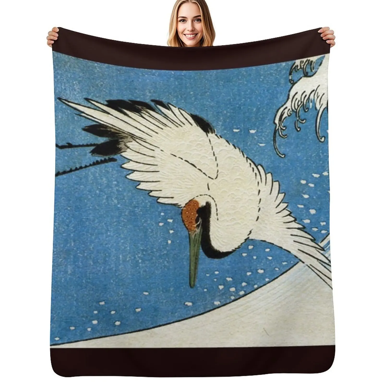 Favourite Artist - Crane & Wave - Hiroshige Throw Blanket Ultra Plush Cozy Blanket for Napping Sleeping
Favourite Artist - Crane & Wave - Hiroshige Throw Blanket Ultra Plush Cozy Blanket for Napping Sleeping