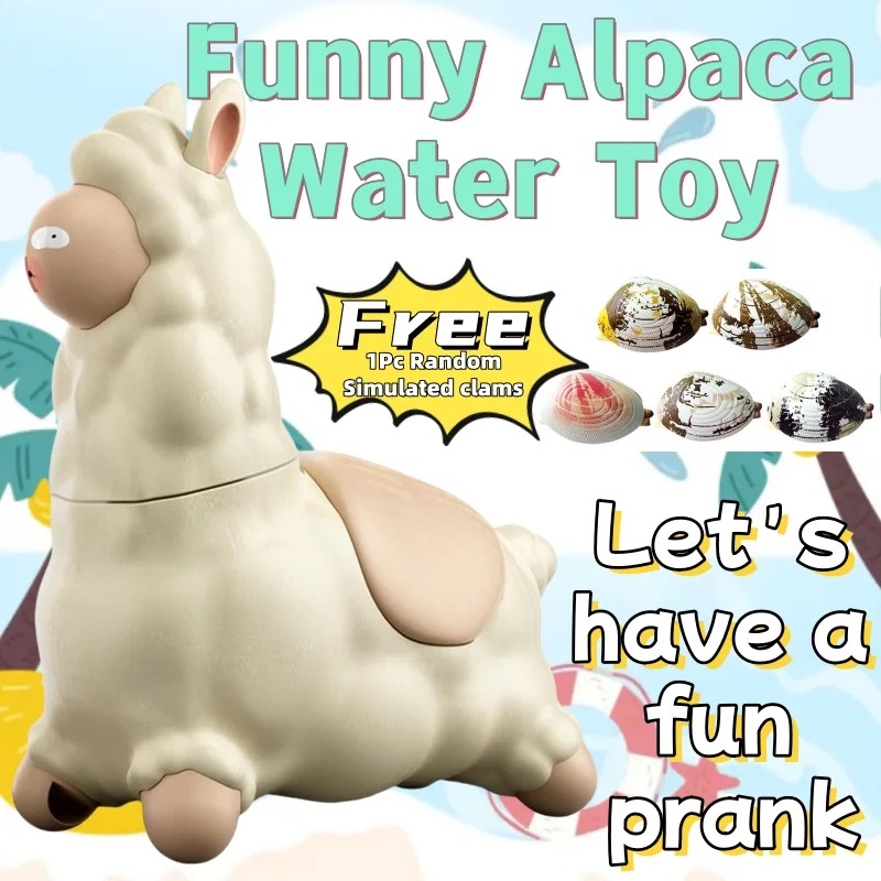 1Pc Funny Alpaca Water Toy Cute Squirt Gun Fun Prank Spray Toy Summer Water Play Equipment With 1 Free Gift
1Pc Funny Alpaca Water Toy Cute Squirt Gun Fun Prank Spray Toy Summer Water Play Equipment With 1 Free Gift
