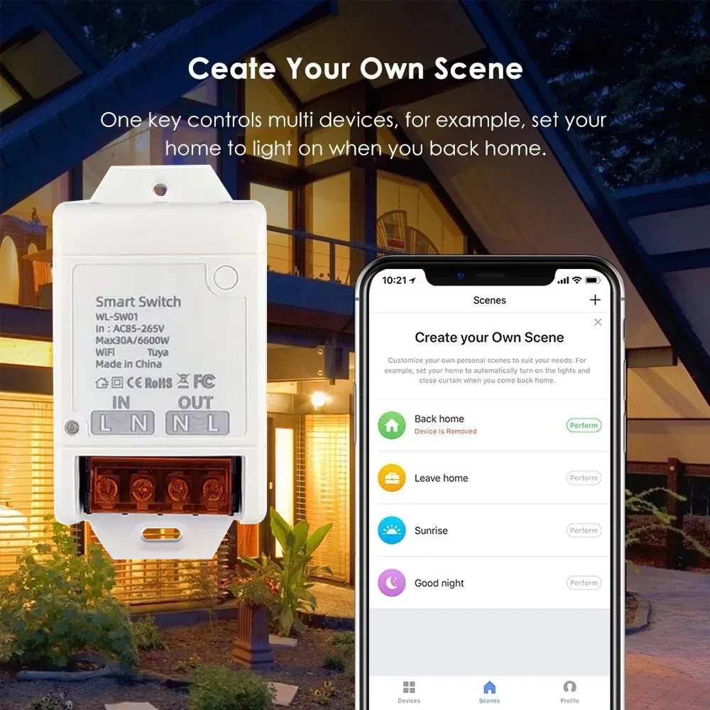Умный переключатель Tuya WIFI/ZIGBEE 30A 6600 Вт, релейный модуль Smart Life, беспроводной выключатель с дистанционным управлением, работа с Alexa
Умный переключатель Tuya WIFI/ZIGBEE 30A 6600 Вт, релейный модуль Smart Life, беспроводной выключатель с дистанционным управлением, работа с Alexa