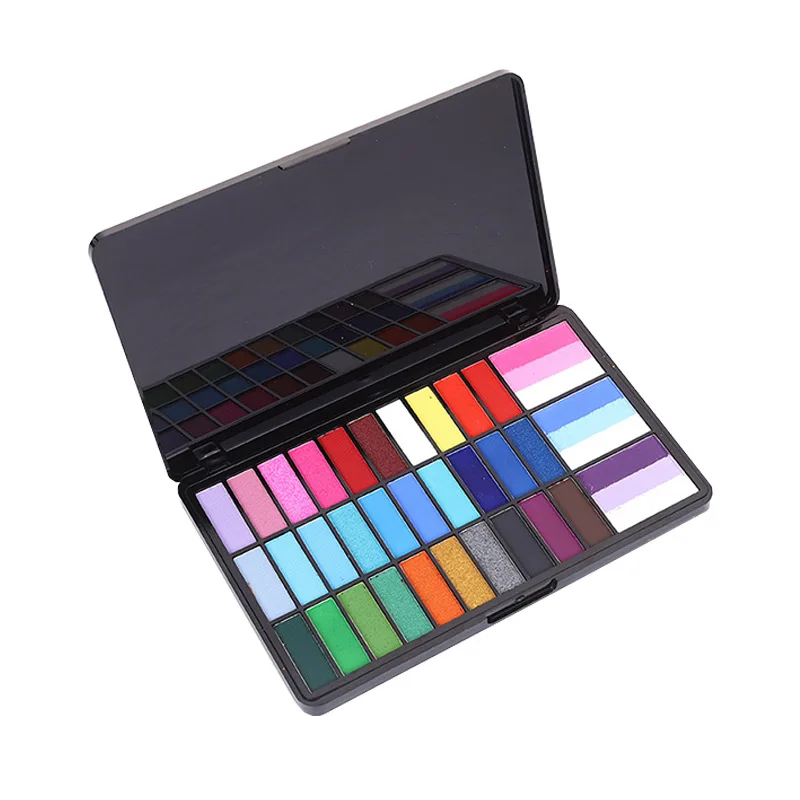 33 color Halloween sequin body painting, fluorescent pearl light large plate watercolor paint, multi-color stage makeup
33 color Halloween sequin body painting, fluorescent pearl light large plate watercolor paint, multi-color stage makeup