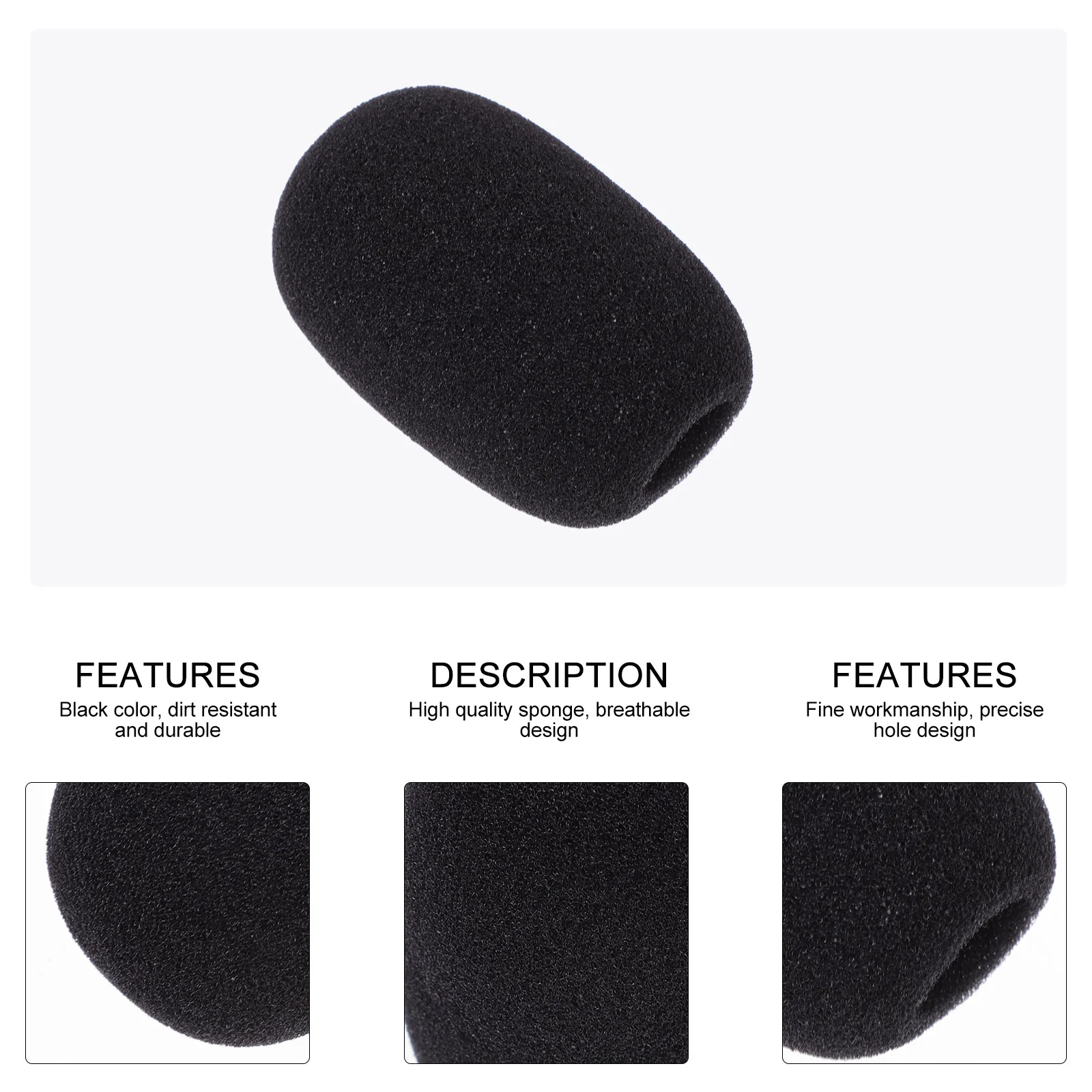 5 Pcs Sponge Filter Microphone Cover Gooseneck Accessories Covers Universal Protective Voice Tube Black
5 Pcs Sponge Filter Microphone Cover Gooseneck Accessories Covers Universal Protective Voice Tube Black