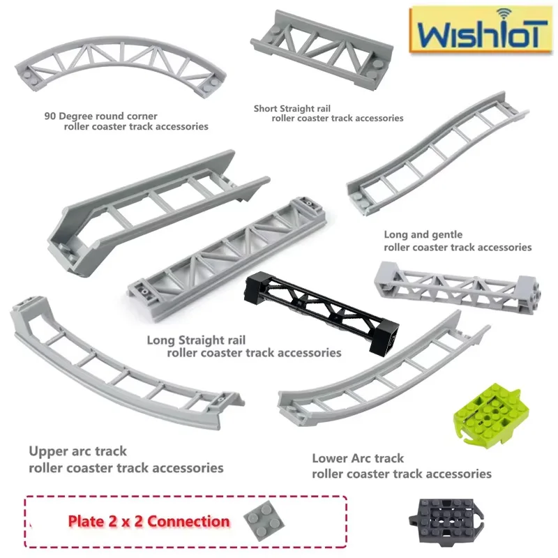 DIY Roller Coaster Track Chassis Building Blocks Parts Lower Rail Bow Slope Shaft Edges 26021 26060 Toys Assembly Small Bricks
DIY Roller Coaster Track Chassis Building Blocks Parts Lower Rail Bow Slope Shaft Edges 26021 26060 Toys Assembly Small Bricks