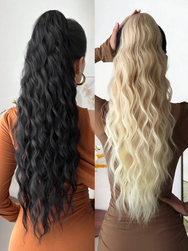 Черный, льняной, длинный волнистый, синтетический парик из термостойкого волокна длиной 26–28 дюймов подходит для повседневного использования женщин и девочек.
Черный, льняной, длинный волнистый, синтетический парик из термостойкого волокна длиной 26–28 дюймов подходит для повседневного использования женщин и девочек.