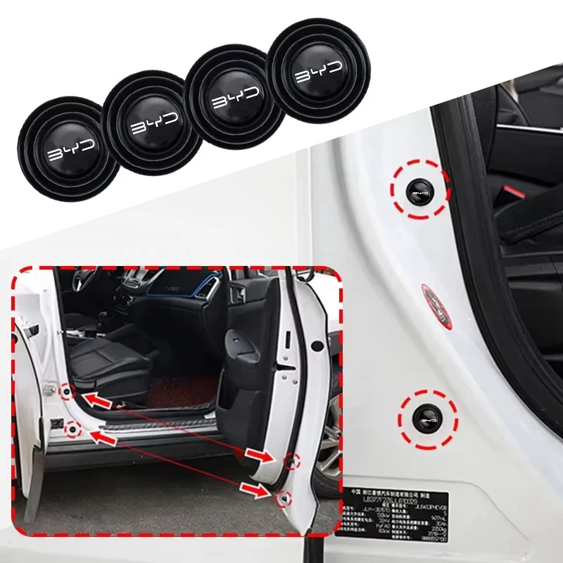 4/8/Pcs Car Door Shockproof Silicone Pad Noise Reduction Buffer Sticker For BYD Atto 3 Yuan Plus Han Tang Song Qin F3
4/8/Pcs Car Door Shockproof Silicone Pad Noise Reduction Buffer Sticker For BYD Atto 3 Yuan Plus Han Tang Song Qin F3