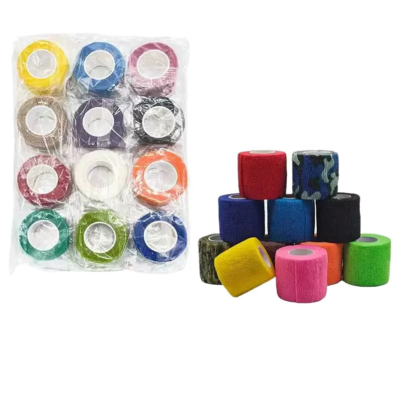 12 Rolls Athletic Wrap Tape Self Adhesive Elastic Bandage Elastoplast Sports Protector Knee Finger Shoulder
12 Rolls Athletic Wrap Tape Self Adhesive Elastic Bandage Elastoplast Sports Protector Knee Finger Shoulder