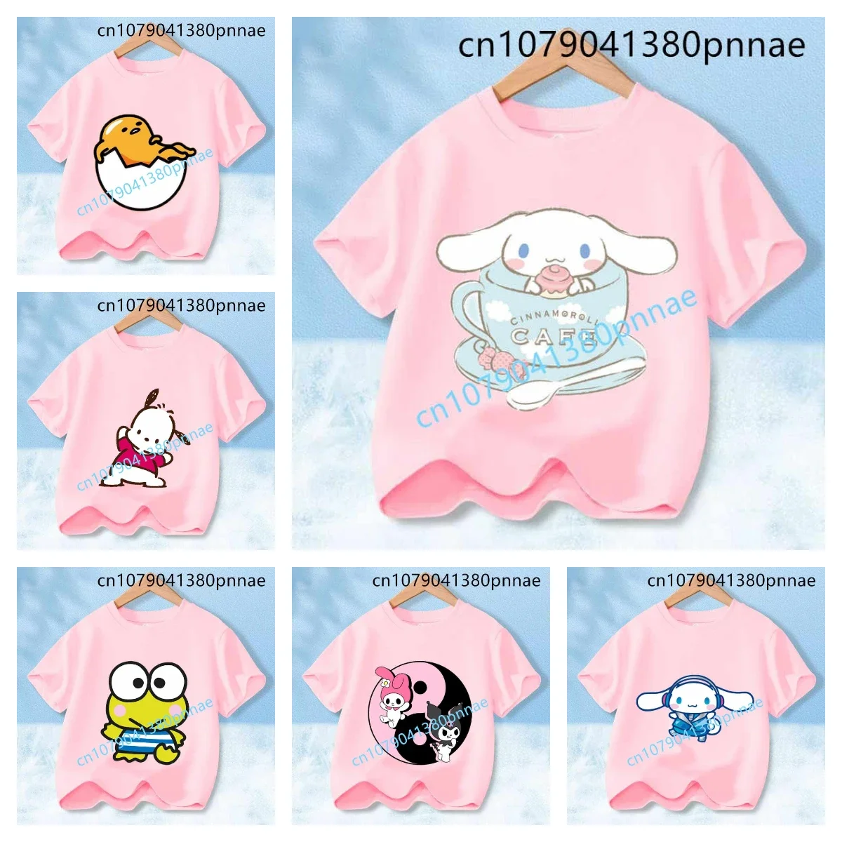 Детская футболка Hello Kitty Y2k Cinnamoroll Sanrio Kuromi Melody, рубашки с аниме, уличная одежда с героями мультфильмов для девочек и мальчиков, повседневная одежда
Детская футболка Hello Kitty Y2k Cinnamoroll Sanrio Kuromi Melody, рубашки с аниме, уличная одежда с героями мультфильмов для девочек и мальчиков, повседневная одежда