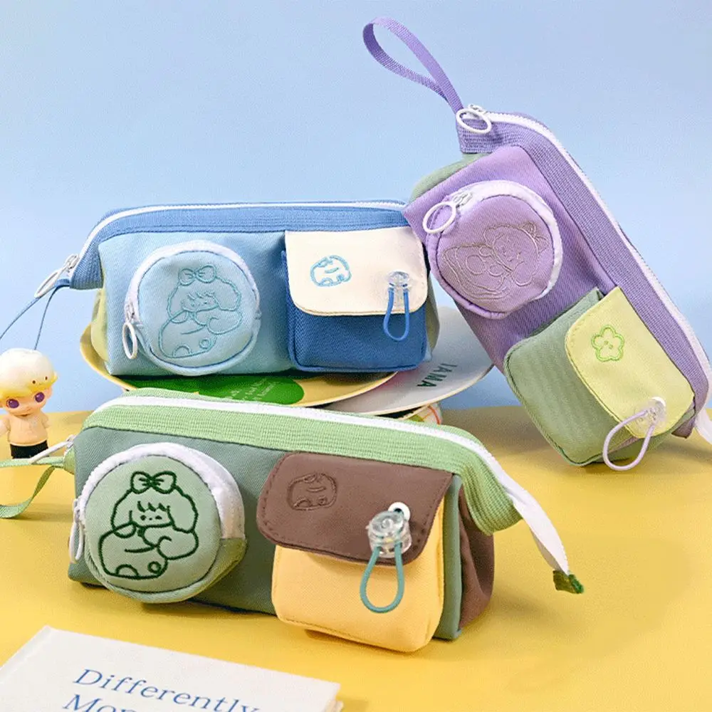 Durable Cute Pencil Bag Simple Cartoon Pencil Case Large-capacity Multifunctional Stationery Bag Elementary School Students
Durable Cute Pencil Bag Simple Cartoon Pencil Case Large-capacity Multifunctional Stationery Bag Elementary School Students