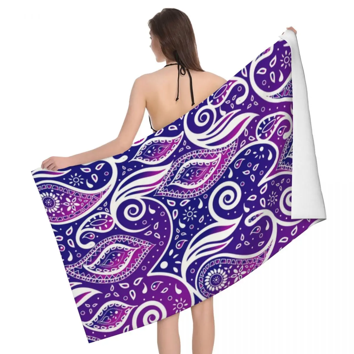 Customized Quick Drying Microfiber Bath Beach Towel Super Soft Purple And Blue Sauna Shower Towels
Customized Quick Drying Microfiber Bath Beach Towel Super Soft Purple And Blue Sauna Shower Towels