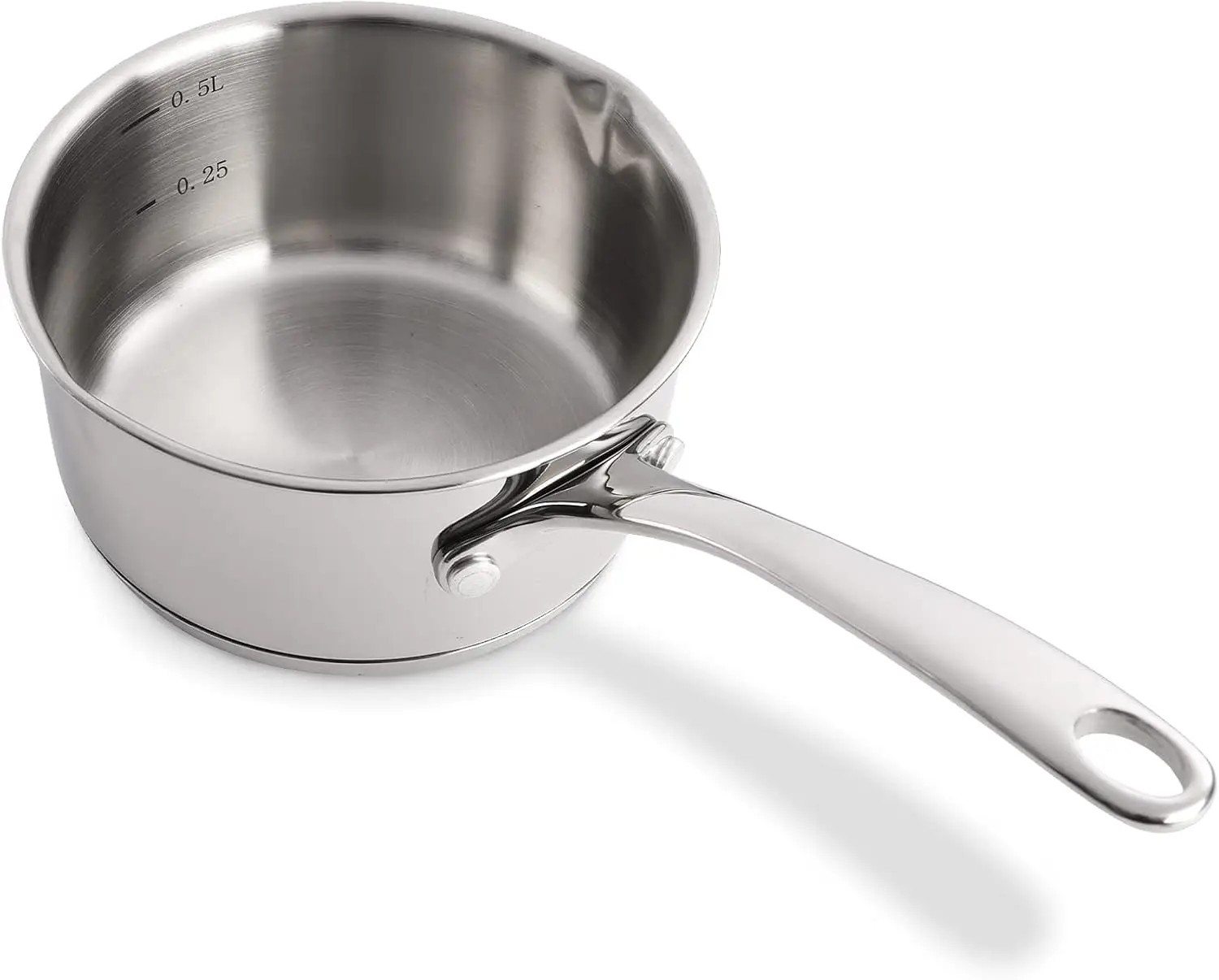 Stainless Steel Butter Warmer Pan with Dual Spouts, 0.5-Quart Milk Pot for Stove Top, Chocolate Melting and Soup Warming
Stainless Steel Butter Warmer Pan with Dual Spouts, 0.5-Quart Milk Pot for Stove Top, Chocolate Melting and Soup Warming