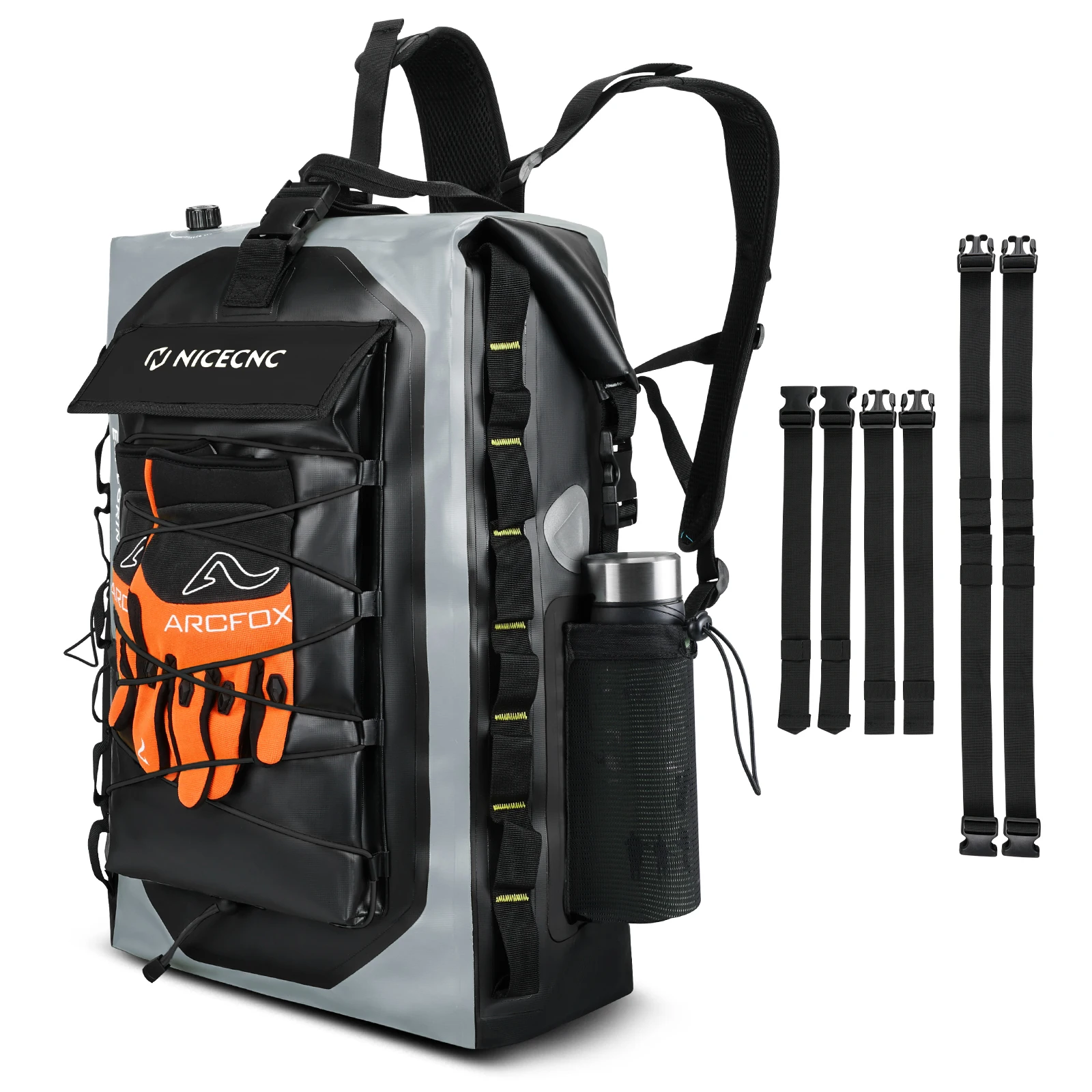 NICECNC Motorcycle Bag 40L PVC Waterproof Backpack Fit Universal Tail Helmet Bag Camping Storage Rear Seat Bag For Adventure
NICECNC Motorcycle Bag 40L PVC Waterproof Backpack Fit Universal Tail Helmet Bag Camping Storage Rear Seat Bag For Adventure