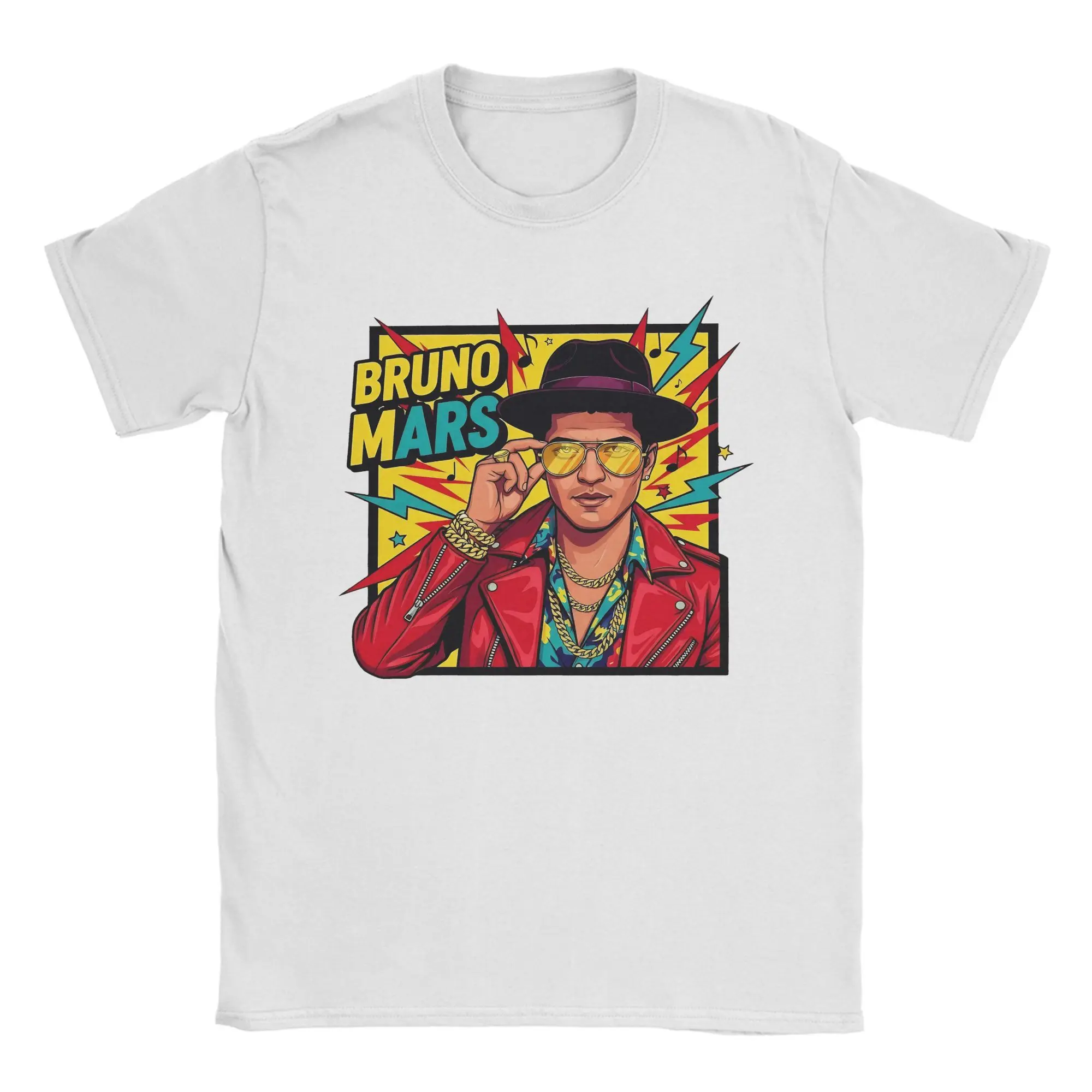 Rapper Bruno Mars T Shirt Men Pure Cotton Funny T-Shirts Crew Neck Tee Shirt Short Sleeve Clothing Plus Size
Rapper Bruno Mars T Shirt Men Pure Cotton Funny T-Shirts Crew Neck Tee Shirt Short Sleeve Clothing Plus Size